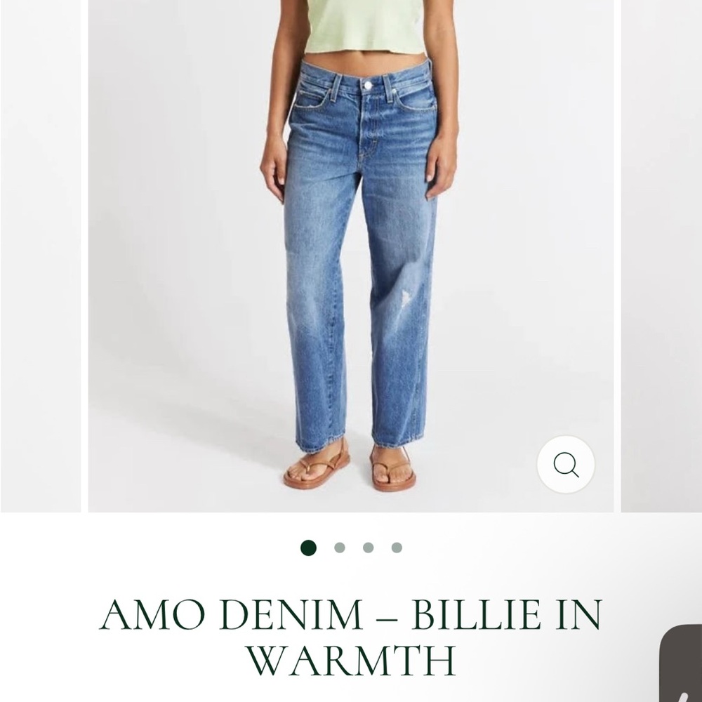 AMO Billie Straight Leg Cropped in Warmth